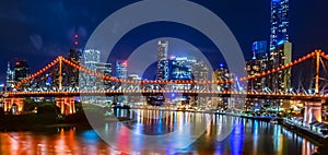 The Story Bridge and Brisbane CBD