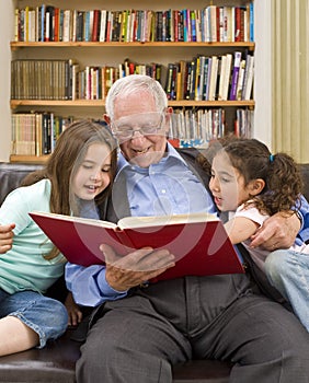 Story time with grandpa