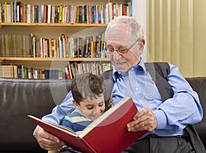 Story time with grandpa