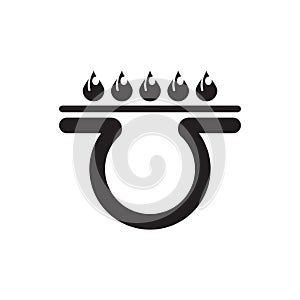 stove cooking siple logo
