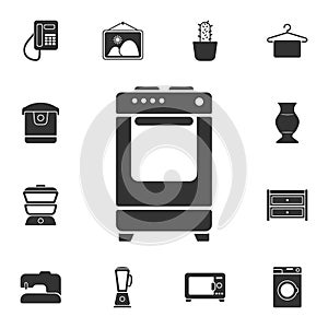 Stove icon. Simple element illustration. Stove symbol design from Home Furniture collection set. Can be used for web and mobile