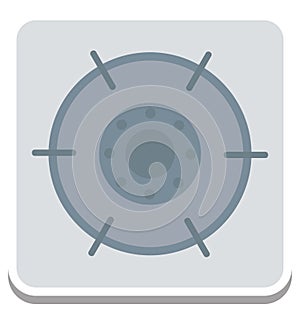 Stove Isolated Vector Icon editable Stove Isolated Vector Icon editable