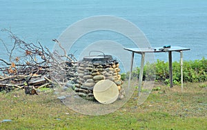 Stove on seacoast 2