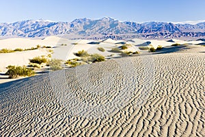 Stovepipe Wells sand dunes, Death Valley National Park, Californ