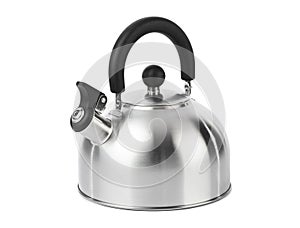 Stovetop whistling kettle photo