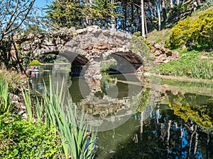 Stow Lake historic bridge