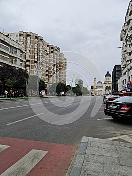 Strada Nicolae Balcescu. Centru Bacau Romania