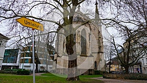 Stradtkirche is protestant church in Baden-Baden, Germany photo