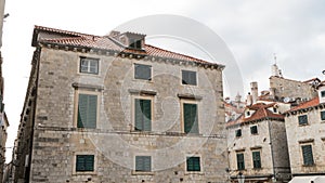 Stradun is the biggest, longest and widest street in historical center of Dubrovnik - UNESCO World Heritage Site. Croatia, Europe