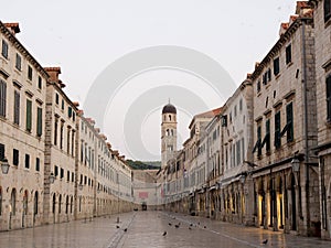 Stradun street in Dubrovnik