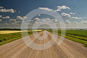 A Straight Dirt Road into the Plains photo