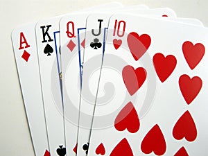 Straight flush poker