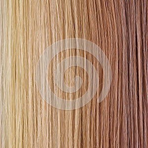 Straight Hair Palette. Gradient Backgroun