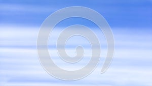 Straight line clouds as sun rays