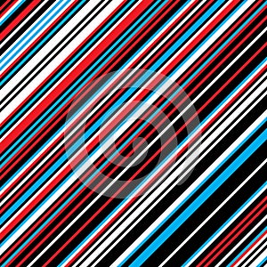 Straight oblique colored segments