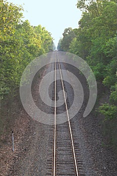 Straight Train Track