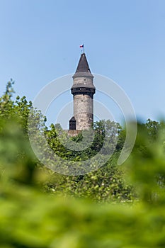 Stramberk City in Czech Republic - high tower Truba