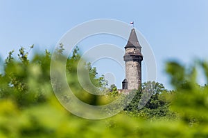 Stramberk City in Czech Republic - high tower Truba