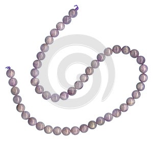 Lavender Brazilian Kunzite Natural Gemstone Beads photo