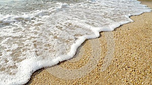 Beach, sand, sea and waves