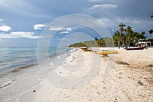 Dream beach in the Dominican Republic photo