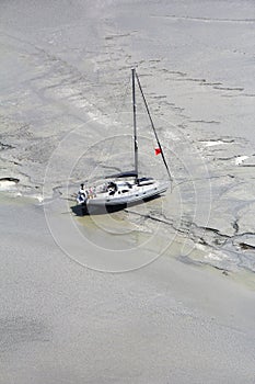 Stranded boat
