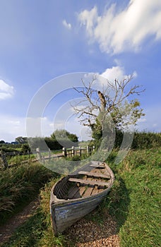 Stranded boat