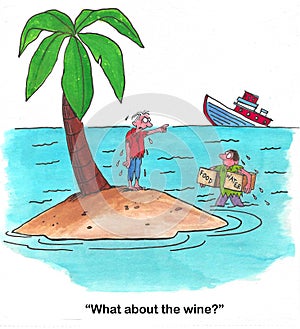 Stranded Boaters are Without Their Wine