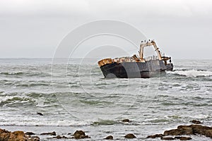 Stranded Ship