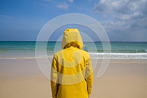 Stranded Woman On Paradise Island