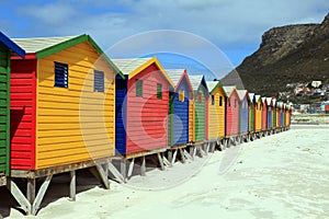 StrandhÃ¤user in Muizenberg