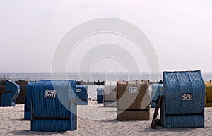 Strandkorb on Helgoland