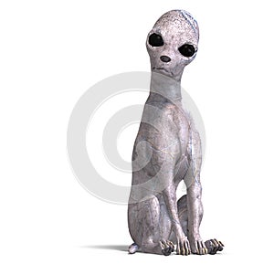 Strange alien dog from area 51