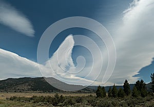 Unusual cloud formations, Sierra Valley photo