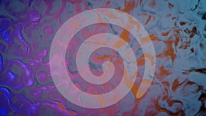 strange forms relief backdrop of teal and pink messy shaked colors - abstract 3D illustration photo