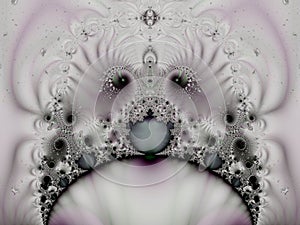 Strange Fractal Swirls Pattern