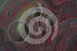 Strange galaxy with artificial planets asteroids far from