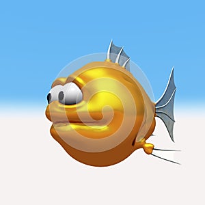 Strange goldfish
