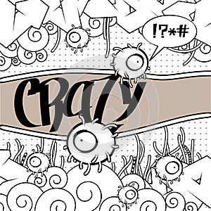 Strange graffiti image