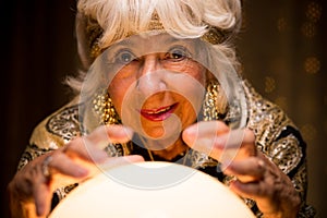 Strange old fortune teller