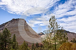 Strange Rock Formation Checkerboard Mesa