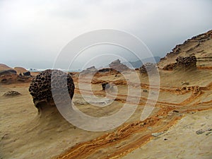 Strange seaside rocks