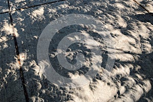 Strange Shadows During a Solar Eclipse