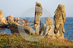 Strange shaped rocks