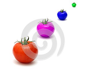 Strange tomatoes photo