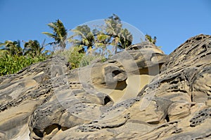 Strange Xiaoyehliu rock formations