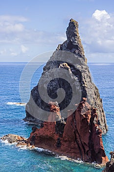 Strangely eroded rock formations