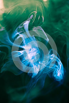 Strangely shaped puff of smoke