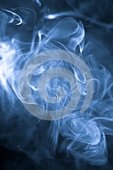 Strangely shaped puff of smoke