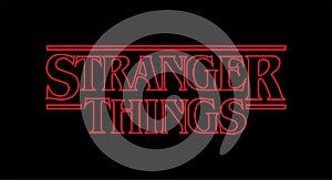 Stranger Things Vector Logo